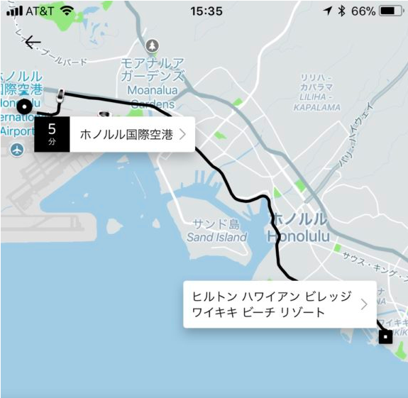 ハワイuber